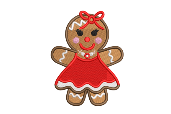 A Cute Gingerbread Girl Embroidery Design Review