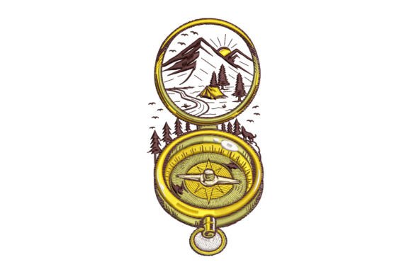 A Designer's Practical Review of the Mountain Compass Embroidery File