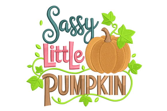 A Designer's Review: The Sassy Little Pumpkin Embroidery File