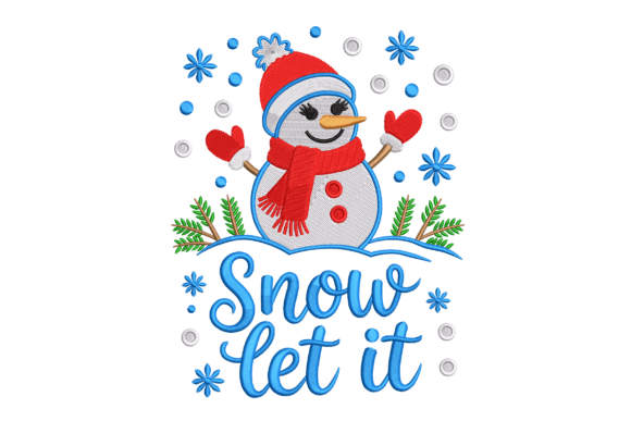 A Designer’s Review of Snow Let It – Cute Snowman Winter