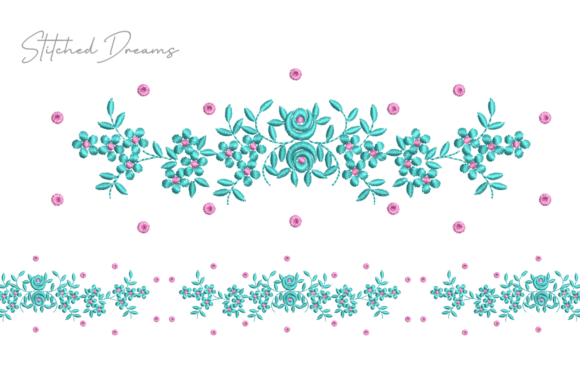 A Floral Embroidery Border Review for Boutique Apparel