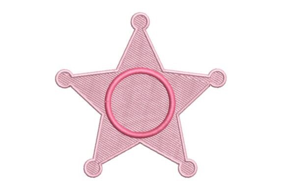 A Pink Cowgirl Sheriff Badge for Seasonal Charm