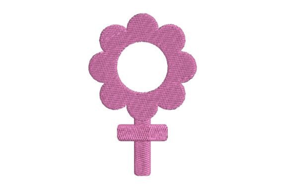 A Professional's Review of the Pink Floral Female Symbol Design