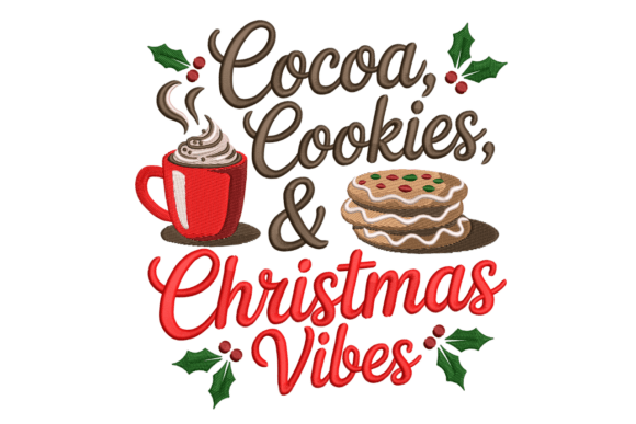 Cocoa, Cookies & Christmas: An Embroidery Design Review