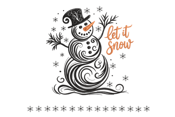 Craft Fair Magic: The Let It Snow Swirl Snowman