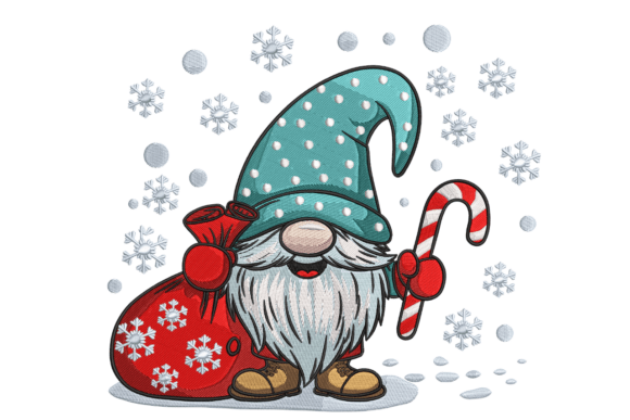 Crafting Boutique Charm with the Christmas Gnome and Candy Cane Embroidery