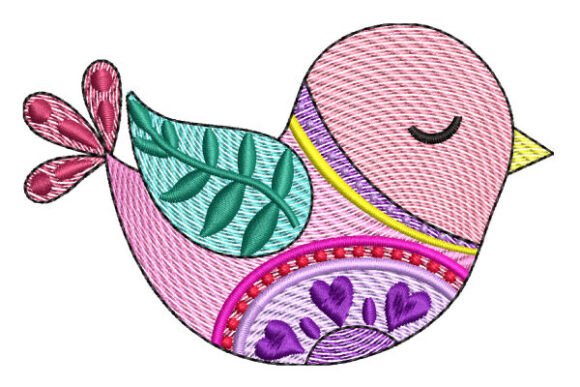 Evaluating a Folk Art Bird Embroidery Design for Real Projects