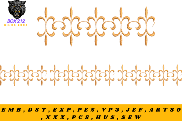 Motif Embroidery Borders: A Designer's Craft Fair Review