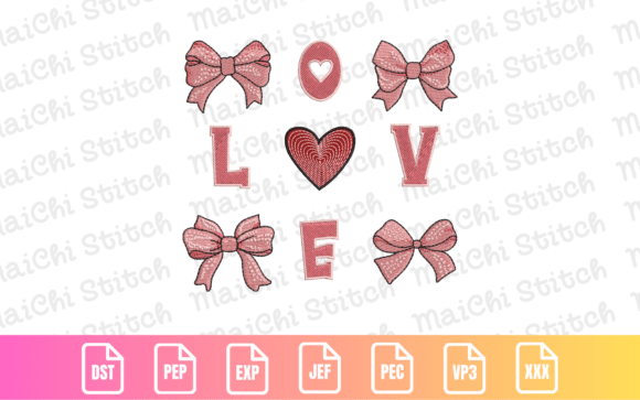 Valentine Bow Heart Alphabet: A Sweet Embroidery Design Review